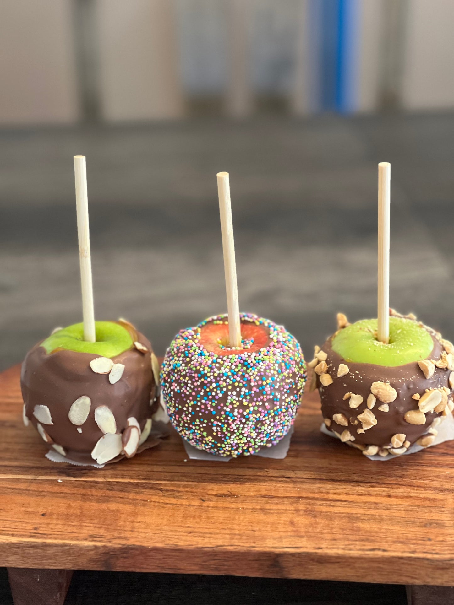 Carmel chocolate apples