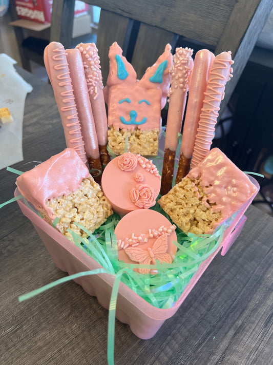 Pink Easter Treat Basket