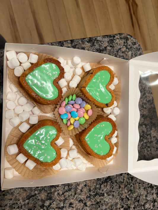 Heart Cookie Cakes